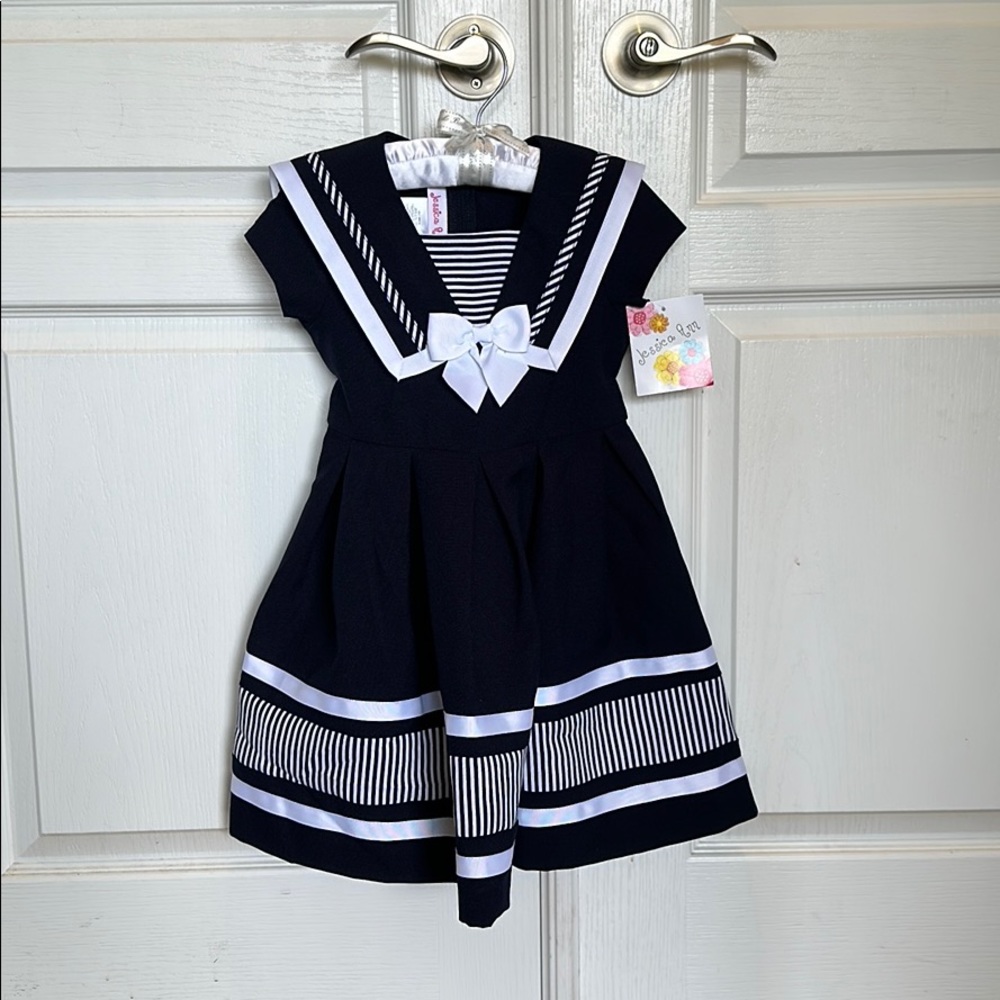 *never worn with tags* Girls size 5 Sailor Dress